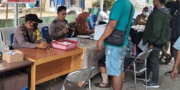 Polsek Bandar Sei Kijang Upayakan Percepatan Vaksinasi, Ini yang Dilakukan