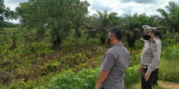 Sisir Jalan Lingkar Pangkalan Kerinci, Polisi Pantau Areal Rawan Karhutla