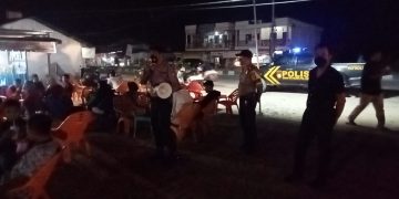 Secara Humanis, Polsek Pangkalan Kuras Ingatkan Masyarakat untuk Terapkan Prokes