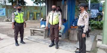 Guna Memelihara Kamtibmas di Wilkum, Polsubsektor Pelalawan Gelar Patroli