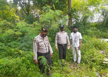 Tinjau Wilayah Rawan, Polsek Bandar Sei Kijang Lakukan Patroli Karhutla
