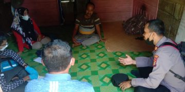 Kapolsek Pangkalan Lesung Kembali Gencarkan Vaksinasi Door to Door