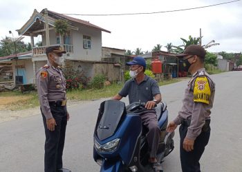 Polsek Kerumutan Gelar Operasi Pemeriksaan Vaksinasi