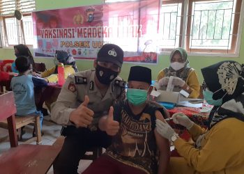 Polsek Ukui dan Nakes Kejar Target Vaksinasi Anak, Berikut Strateginya