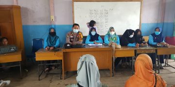 Polsek Teluk Meranti Sosialisasi Vaksinasi Anak di Sekolah Dasar