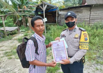 Polsubsektor Pelalawan Lakukan Pencegahan Dini Karhutla