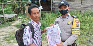 Polsubsektor Pelalawan Lakukan Pencegahan Dini Karhutla