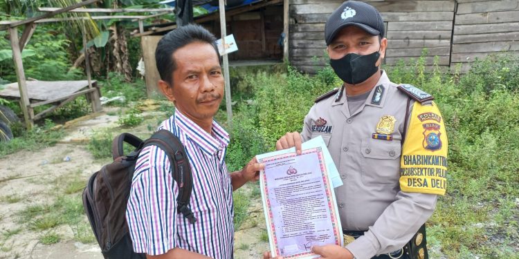 Polsubsektor Pelalawan Lakukan Pencegahan Dini Karhutla