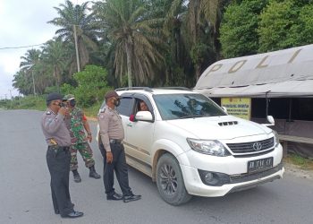 Polsek Kerumutan Minta Warga Terapkan Prokes