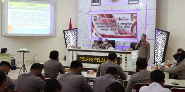 Polres Pelalawan Gelar Sosialisasi dan Asistensi Pembangunan Zona Integritas