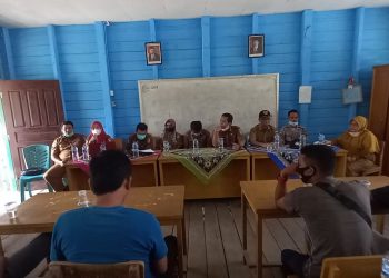 Polsek Teluk Meranti Sosialisasi Vaksinasi Anak di SDN 003