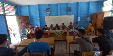 Polsek Teluk Meranti Sosialisasi Vaksinasi Anak di SDN 003