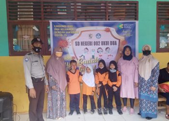 Polsek Ukui dan Puskesmas Gelar Vaksinasi untuk Anak dan Masyarakat Umum