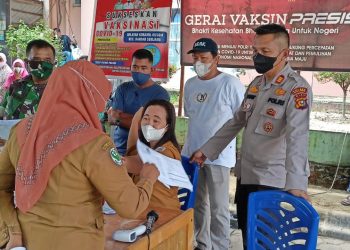 Berikut Capaian Vaksinasi Per 31 Januari di Kecamatan Bandar Sei Kijang