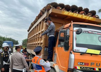 Dishub Riau Razia Gabungan di awal Tahun, Tilang 73 Kendaraan