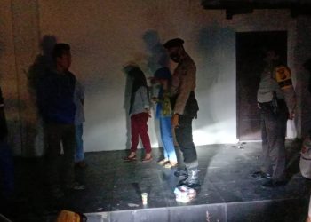 Sasar Sejumlah Lokasi, Anggota Polsek Pangkalan Kuras Lakukan Patroli Blue Light