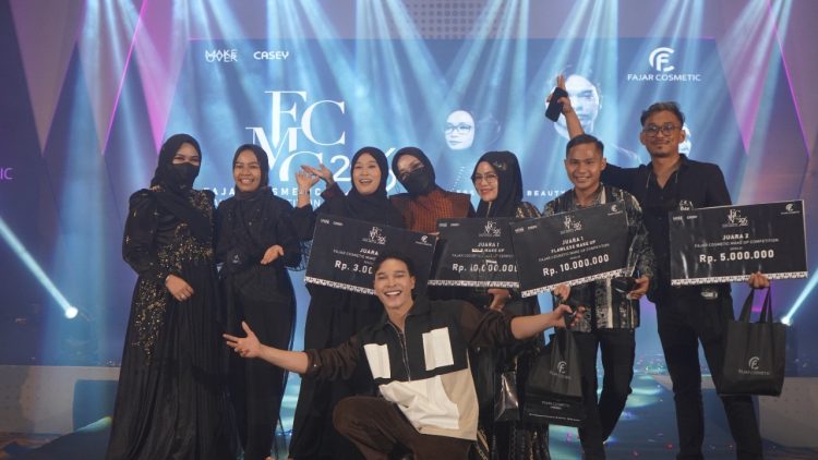 Ratusan Peserta dari Berbagai Daerah Antusias Bertanding di Fajar Cosmetic Makeup Competition 2022