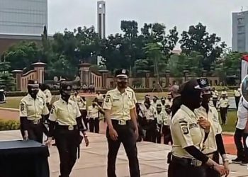 HUT Satpam Ke-41, Seragam Baru Warna Krem Sekaligus Dikenalkan