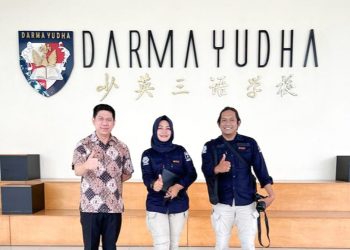 Komitmen Saling Dukung, Ketua Yayasan Darma Yudha Sambut Baik Kunjungan Tim F3 Agency Media Partner