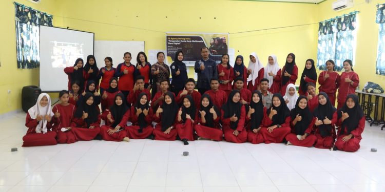 Berbagi Ilmu, F3 Agency Media Partner Kenalkan Dunia Kerja ke Siswa SMKN 2 Mandau