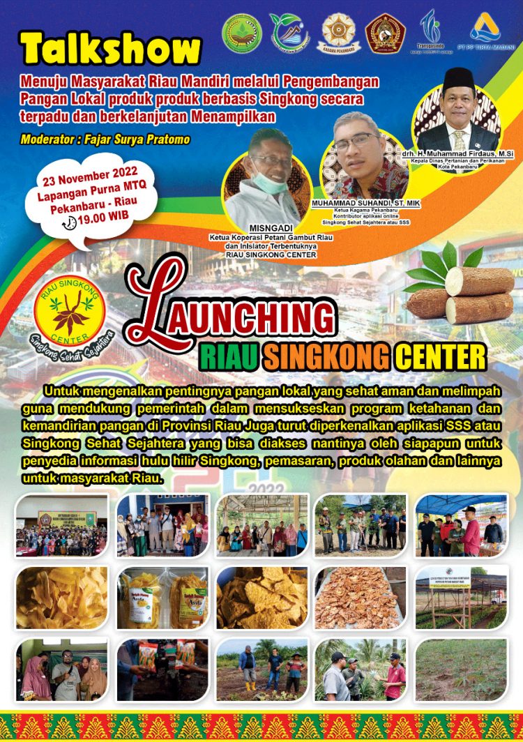 Mantap! Riau Singkong Center Segera Launching