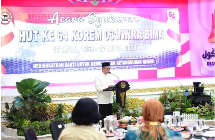 Gubri Harap Korem 031 Wira Bima Tingkatkan Profesionalisme Layani Masyarakat