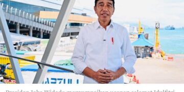 Presiden Joko Widodo Sampaikan Ucapan Selamat Idulfitri 1444 Hijriah