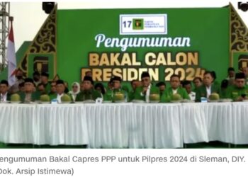 PPP Resmi Usung Ganjar Pranowo Capres 2024
