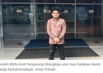 Soal ‘Halal Darah Muhammadiyah’ Peneliti BRIN Andi Pangerang Ditangkap