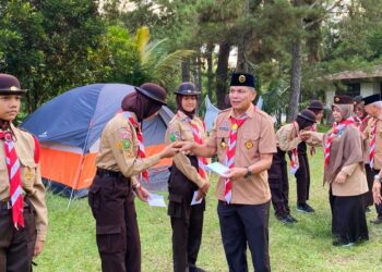 Kakwarcab Pramuka Kampar, Lepas Peserta LTIV Tahun 2023