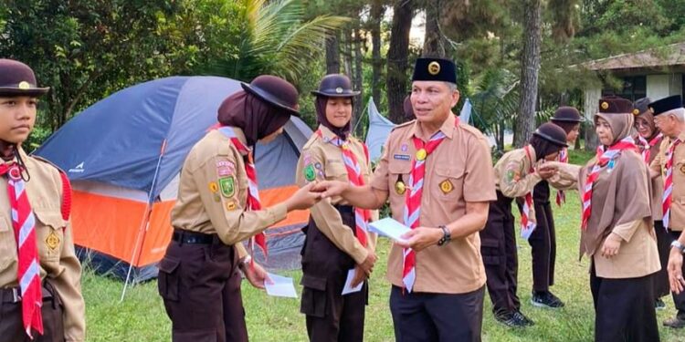 Kakwarcab Pramuka Kampar, Lepas Peserta LTIV Tahun 2023