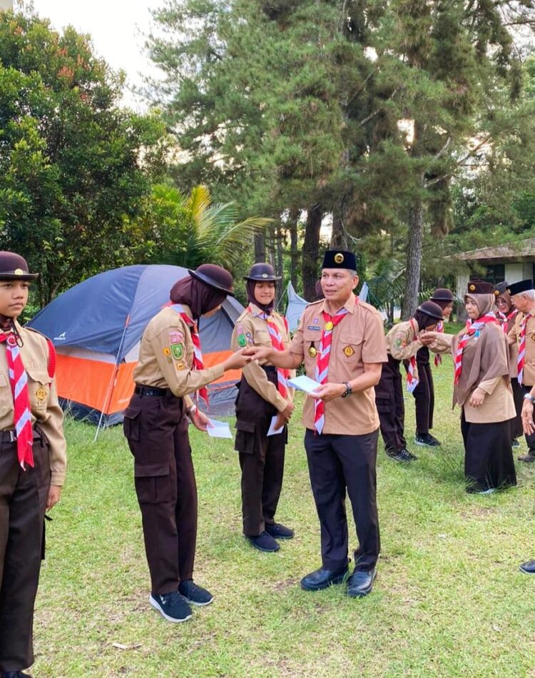 Kakwarcab Pramuka Kampar, Lepas Peserta LTIV Tahun 2023
