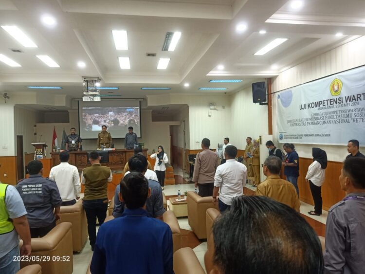 Gandeng UPN -Veteran Jogjakarta, PJS Sumsel Selenggarakan UKW Angkatan I