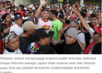 Ungkap Musra Beda Jokowi-Ganjar : Dulu Rakyat Gerak, Sekarang Partai