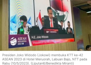Jokowi Ketok Palu, KTT ke-42 ASEAN 2023 Resmi Dimulai