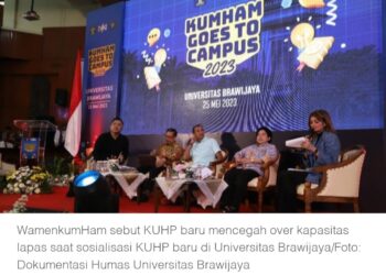 Wamenkumham Sebut KUHP Baru Cegah Lapas Over Kapasitas
