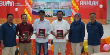 Rombongan PJS Bersama Tim Penguji UKW Berkunjung ke Museum PT Bukit Asam