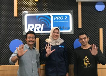 HANI 2023, Ketua Karang Taruna Siak Hulu Jadi Narasumber di RRI Pro 2  FM