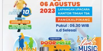 Jangan Sampai Ketinggalan, Ayo Semarakkan Fun Walk HUT ke-47 PT Timah Tbk Ada Ratusan Hadiah