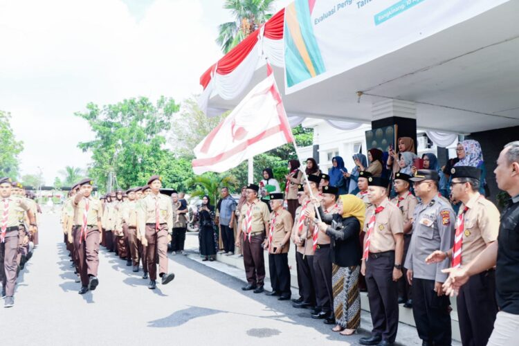 30 Peserta Raimuna Nasional ke XII Kontingen Kwartir Cabang Gerakan Pramuka Kampar Berangkat ke  Cibubur