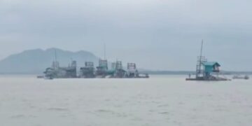 Operasi Peti Mabes Polri Tidak Berani Mengusik Aktivitas Ponton TI Rajuk di Tanjung Kelabat