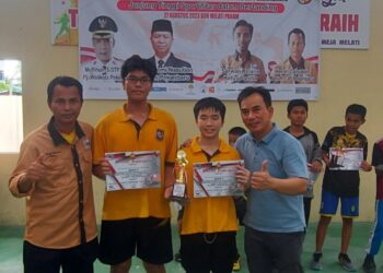 SMP Darma Yudha Pekanbaru Raih Juara Pertama Turnamen Tenis Meja