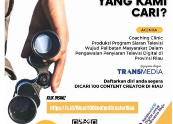 Gandeng Trans Media, KPID Riau Rekrut 100 Kontent Kreator