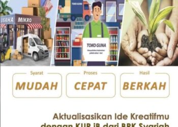 Fasilitas KUR BRK Syariah Sektor UKM, Ini Syaratnya!!