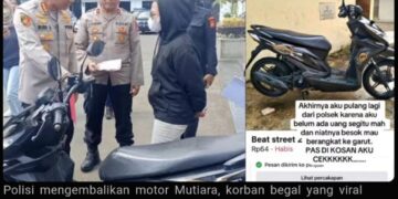 Korban Begal yang Viral ‘Lapor Polisi Malah Diminta Uang’ Dapatkan Motornya Kembali