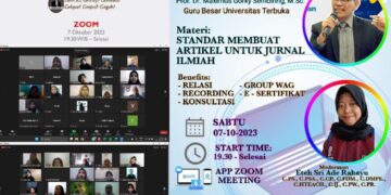 Bersama Pemateri Guru Besar UT, Lembaga AR Learning Center Gandeng Mahasiswa/i Gelar Webinar Pendampingan Penulisan Karya Ilmiah