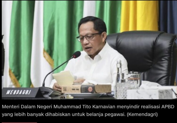 Tito Sindir Uang Pemda Habis Untuk Gaji Pegawai: Mana untuk Rakyat?