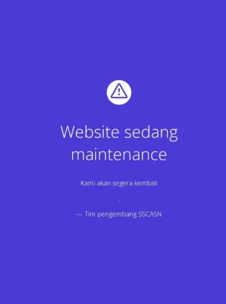 Waket Presidium Pusat Bravo 28 Minta SSCASN 2023 Diperpanjang “Website sedang Maintainance’