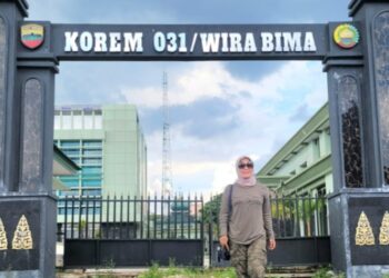 KPK Dirikan Tenda di Terowongan, Sri Deviyani : Sekalian Periksa Payung Elektrik dan Makorem Riau