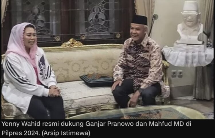 Yenny Wahid Resmi Dukung Ganjar-Mahfud di Pilpres 2024